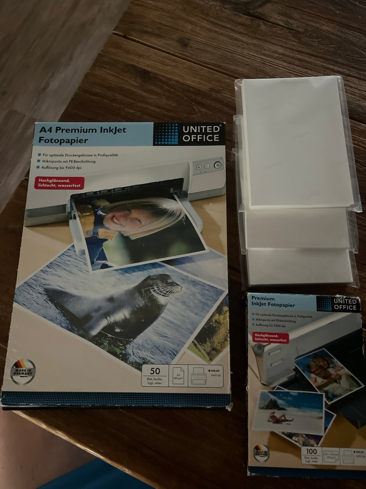 Fotopapier diverse maten - A4 en 10x15 cm, glanzend, Ophalen, Nieuw, Sneldrogend, Inkjet fotopapier