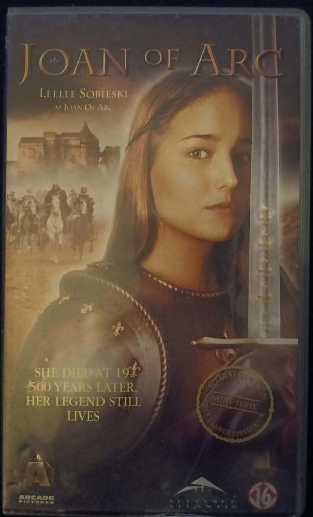 Joan Of Arc dubbele vhs, Vanaf 16 jaar, Ophalen of Verzenden, Zo goed als nieuw