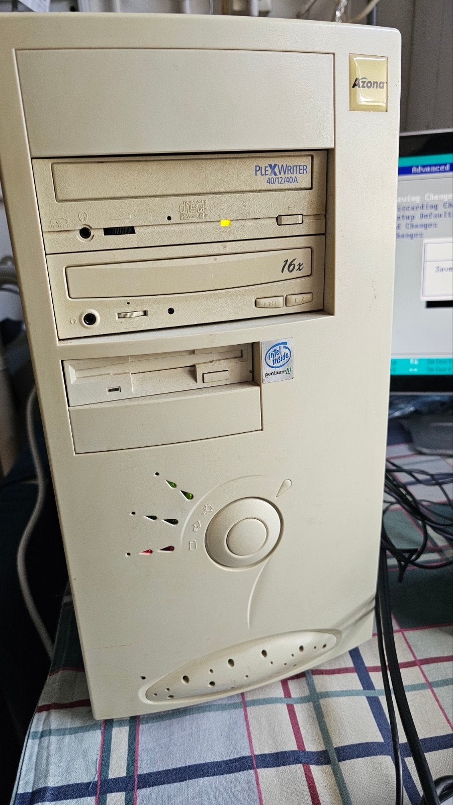 vintage PC kast P3, 400 mhz, Computers en Software, Desktop Pc's, Ophalen, Gebruikt, HDD, Minder dan 4 GB