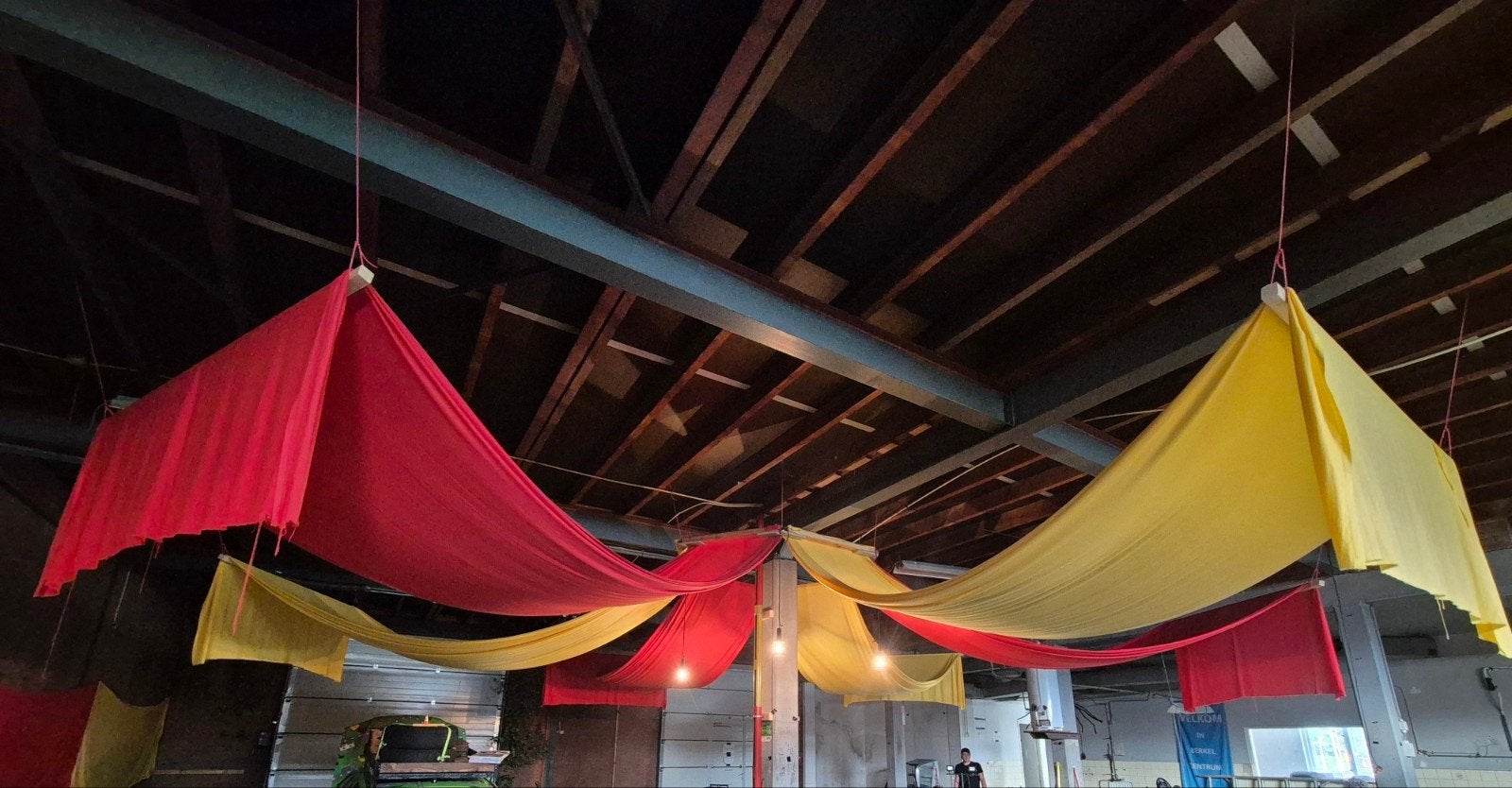 Circustent Plafond Versiering 10m Diameter Feest/Loods, Mezelf, Zo goed als nieuw, Mezelf, Carnaval
