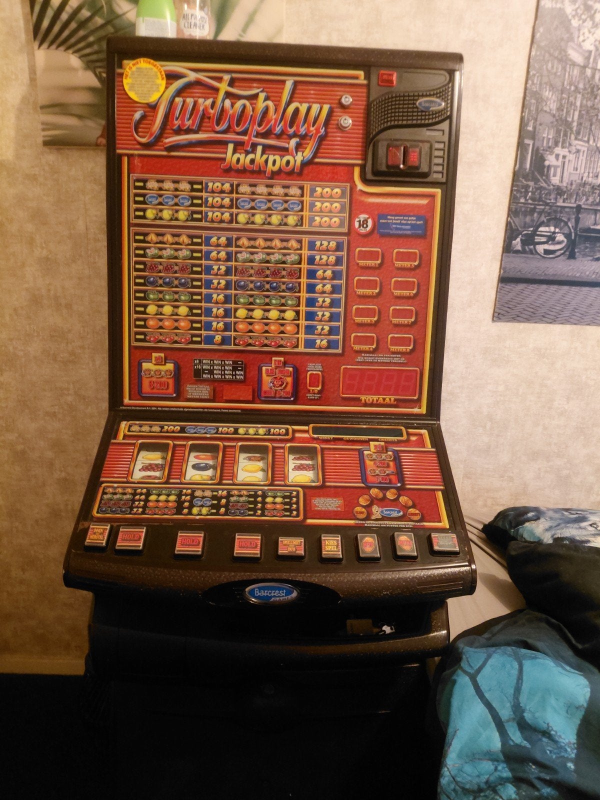 Turboplay Jackpot gokkast - Barcrest, Overige munten, Ophalen, Gebruikt