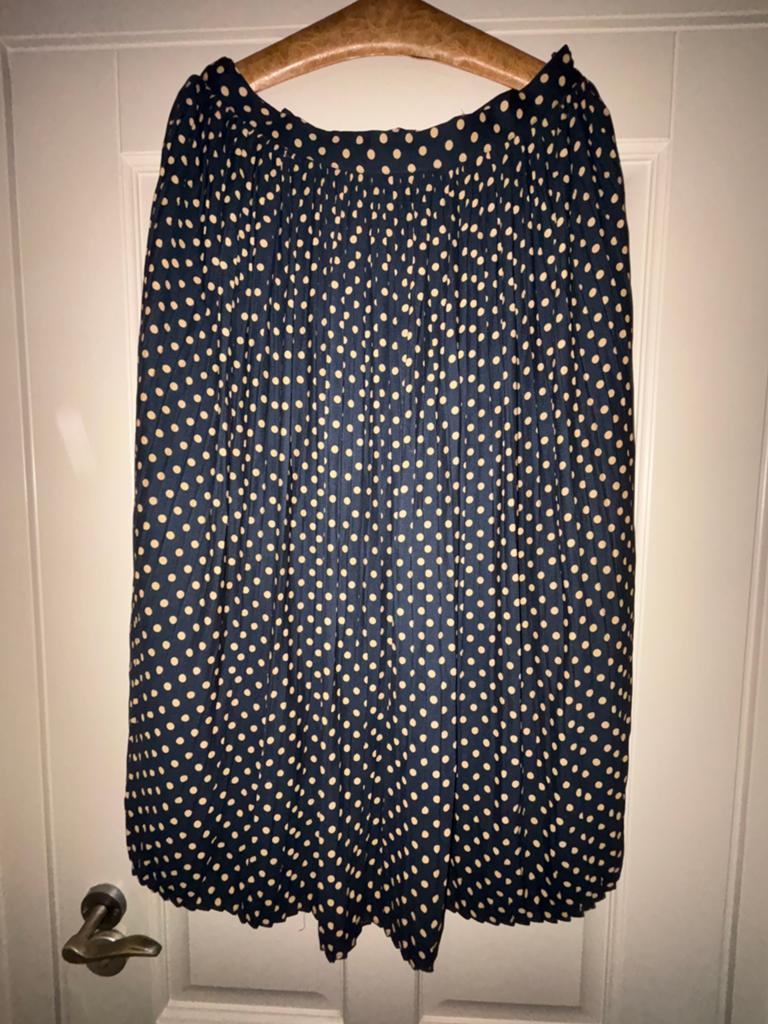 > Plissé rok, Mango!, Kleding | Dames, Rokken, Blauw, Maat 42/44 (L), Ophalen of Verzenden, Zo goed als nieuw