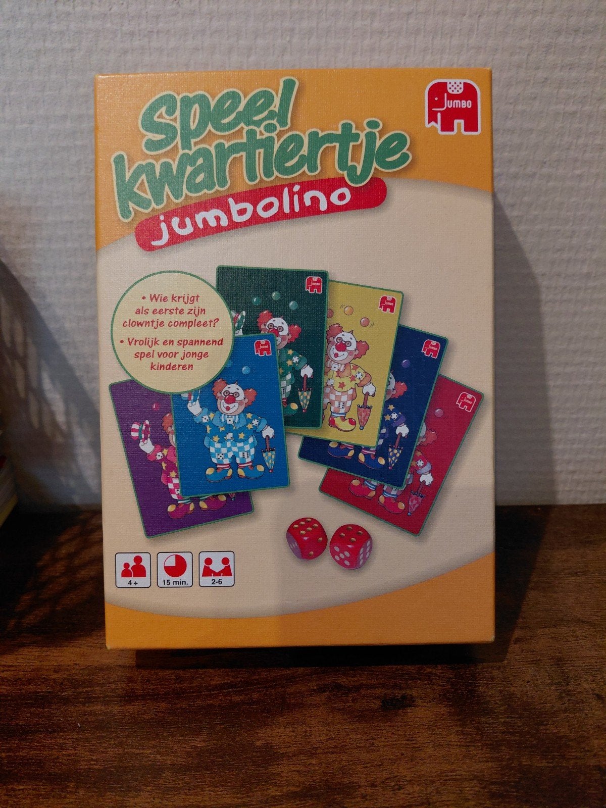 Jumbolino Speelkwartiertje, Hobby en Vrije tijd, Gezelschapsspellen | Kaartspellen, Ophalen of Verzenden, Zo goed als nieuw