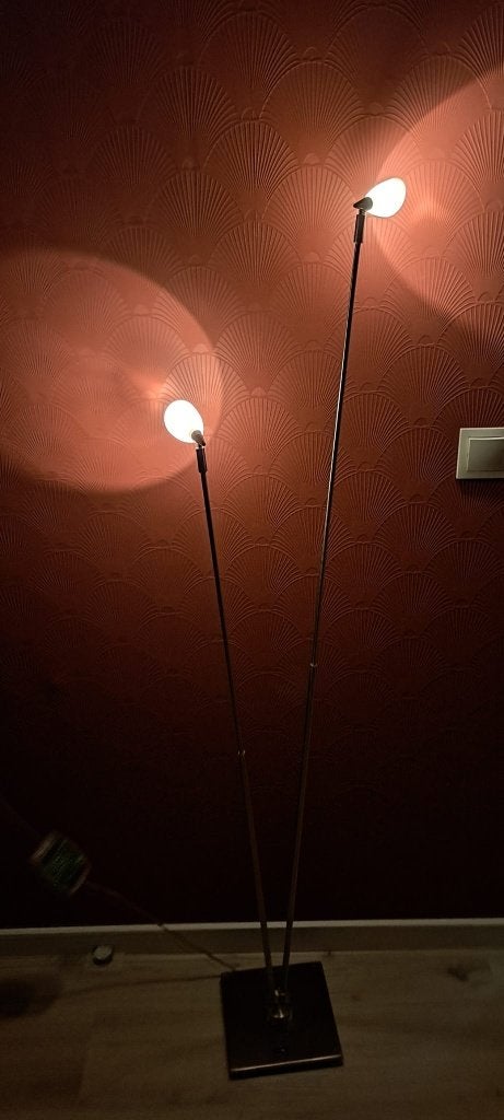 Vloerlamp / Staande schemerlamp, Ophalen, Gebruikt, Glas, 150 tot 200 cm