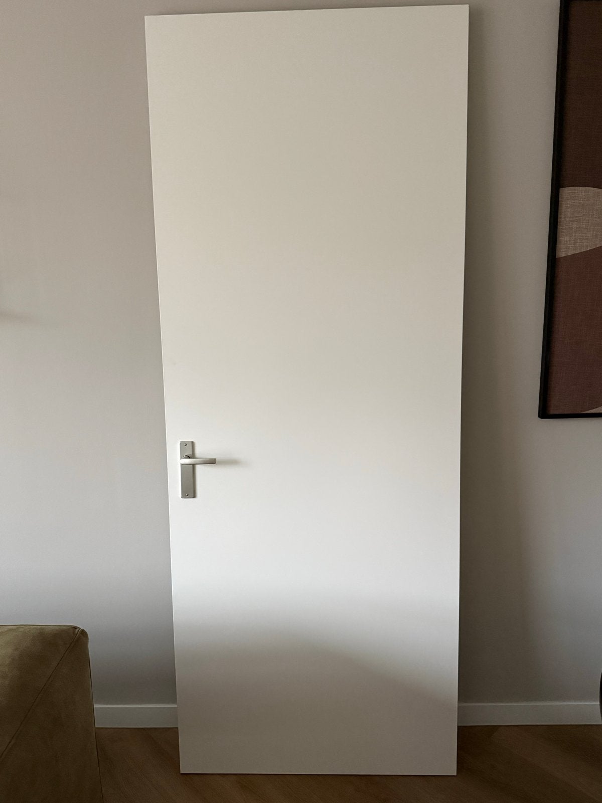 Witte opdek binnendeur 231,5x88cm, Ophalen, Gebruikt, 80 tot 100 cm, 215 cm of meer