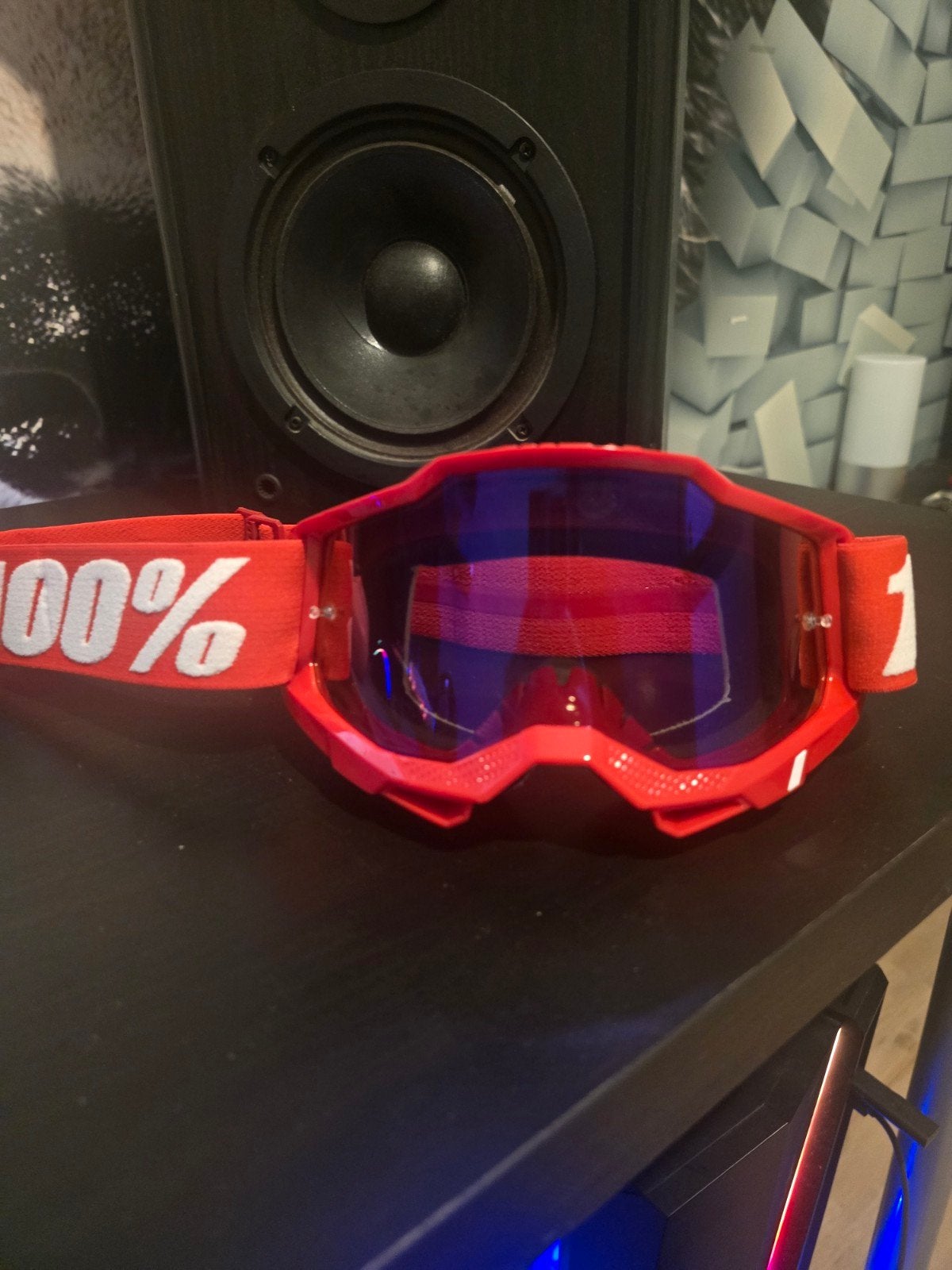 Nieuwe 100% Accuri 2 Crossbril - Red Blue Mirror, Ophalen of Verzenden, Nieuw