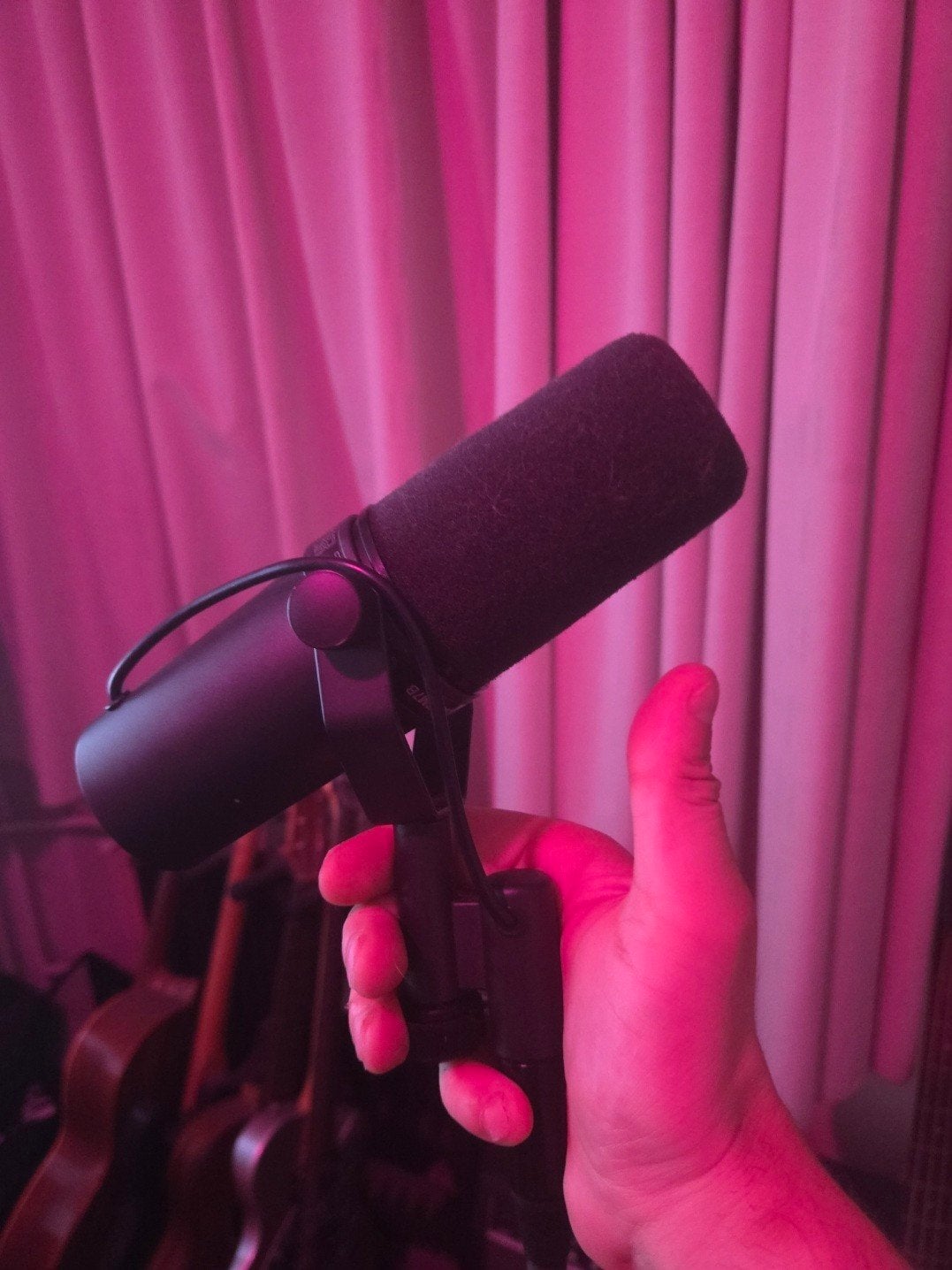 Shure SM7B Studiomicrofoon - Zo goed als nieuw, Muziek en Instrumenten, Ophalen of Verzenden, Zo goed als nieuw, Studiomicrofoon
