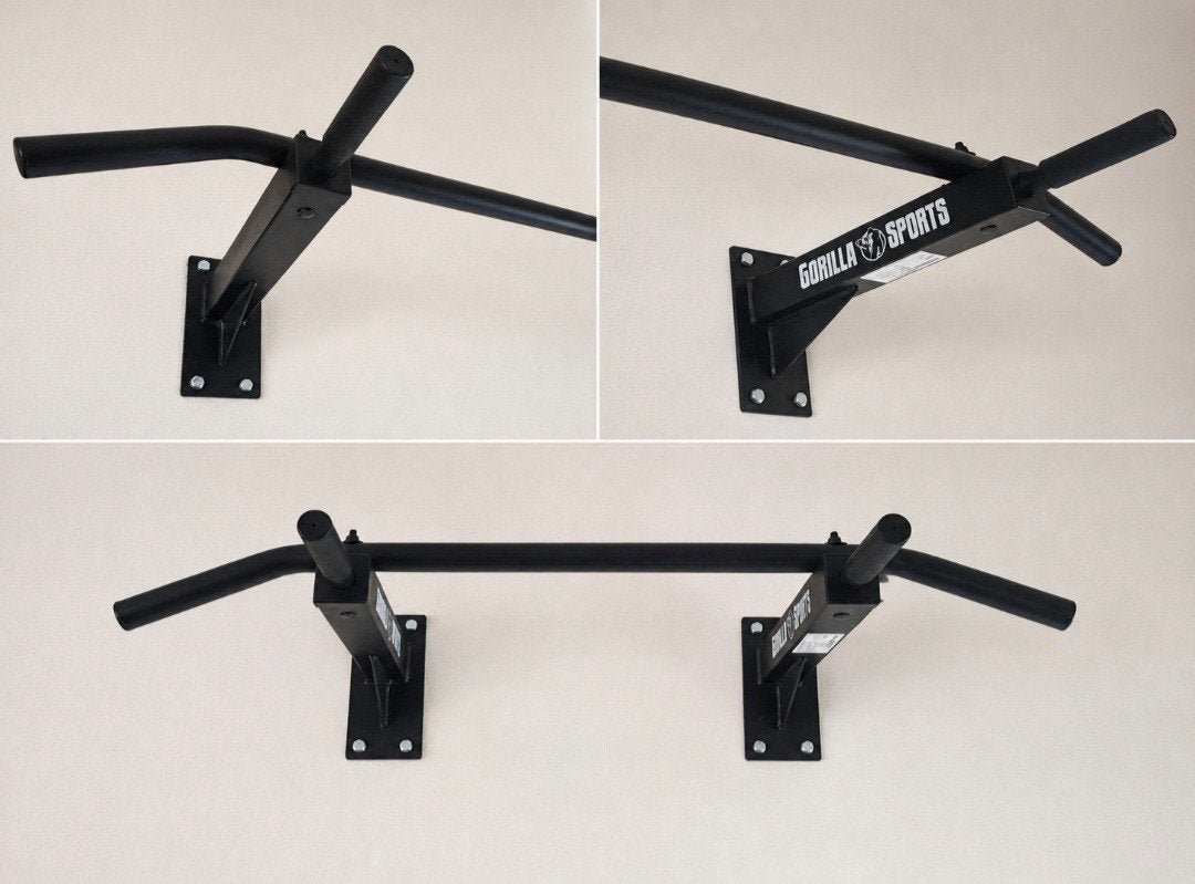 Gym Pull-up bar en dip-station Gorilla sports, Ophalen, Zo goed als nieuw, Armen, Oprekstang