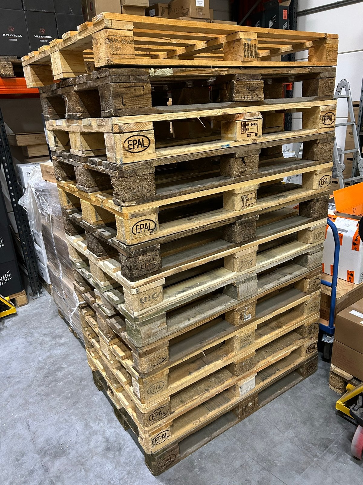Gebruikte EPAL Pallets - Diverse maten beschikbaar, Ophalen, Gebruikt