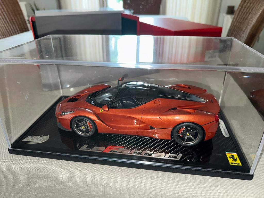 BBR Ferrari La Ferrari (Orange Copper), Hobby en Vrije tijd, Modelauto's | 1:18, Zo goed als nieuw, Overige merken, Ophalen of Verzenden