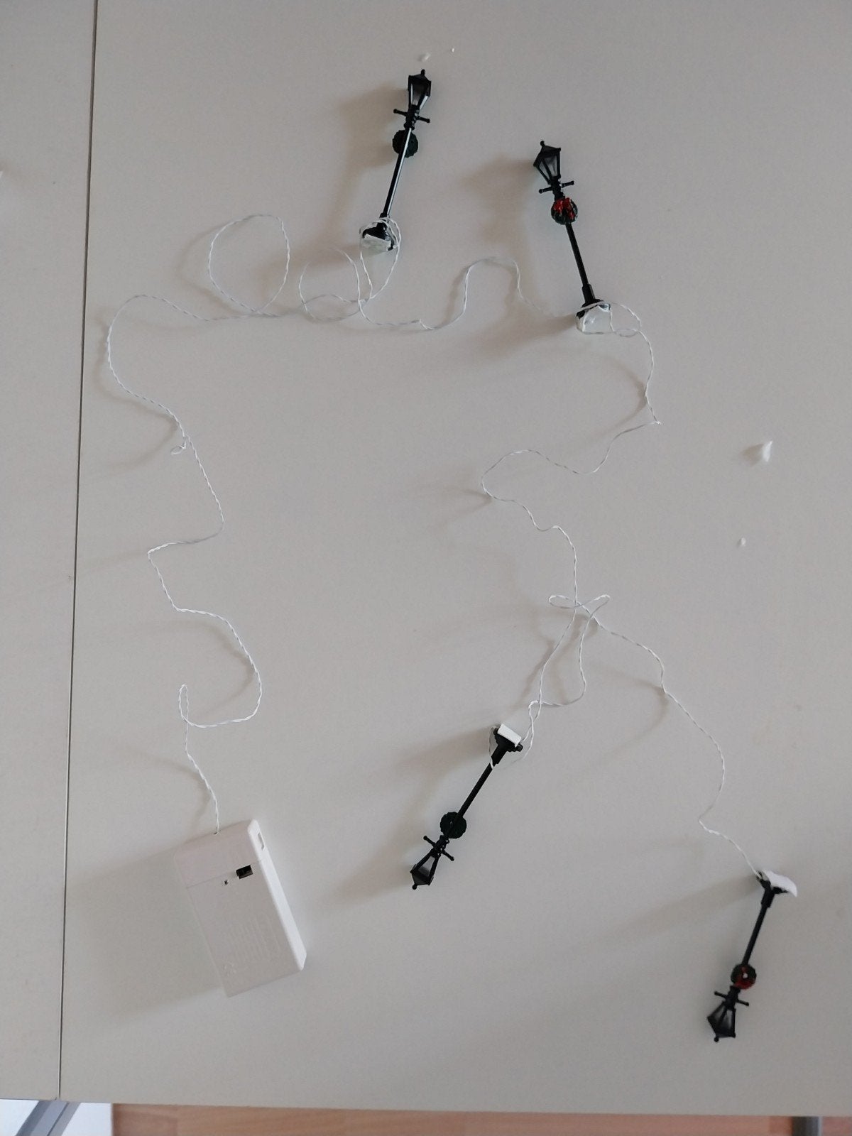 Lemax verlichting, Ophalen