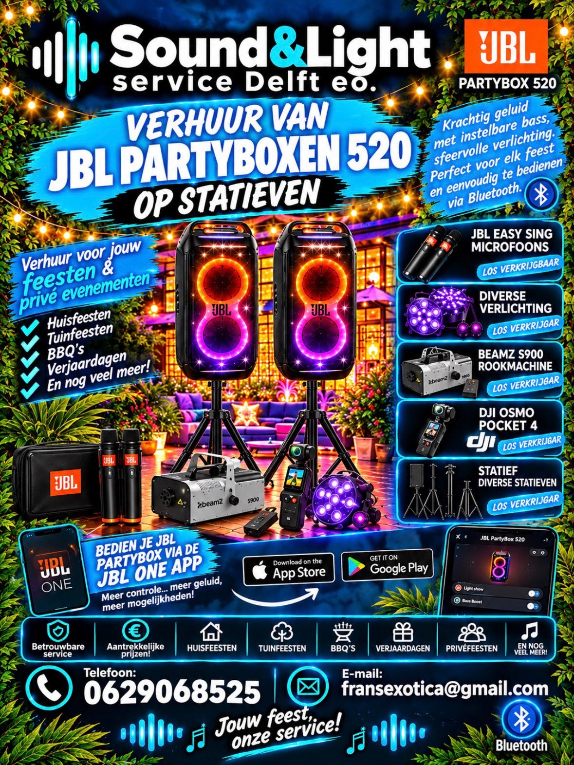 Feestje organiseren zonder dj?, Ophalen of Verzenden