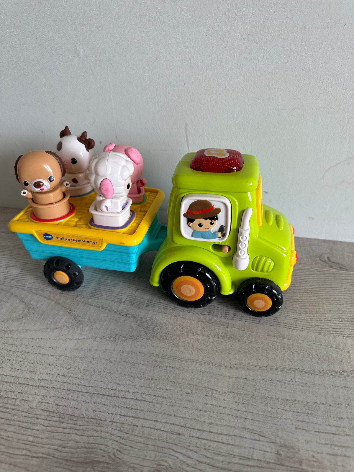 VTech Vrolijke Dierentractor met licht en geluid, Ophalen of Verzenden, Gebruikt