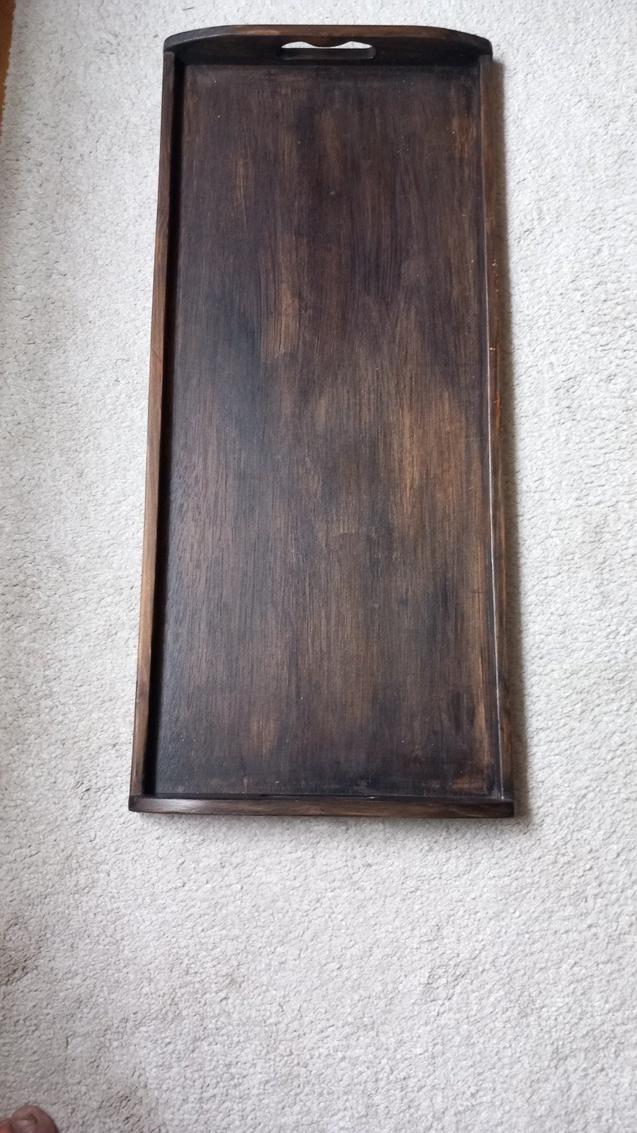 Grote houten tapasplank / dienblad - 82x36cm, Ophalen