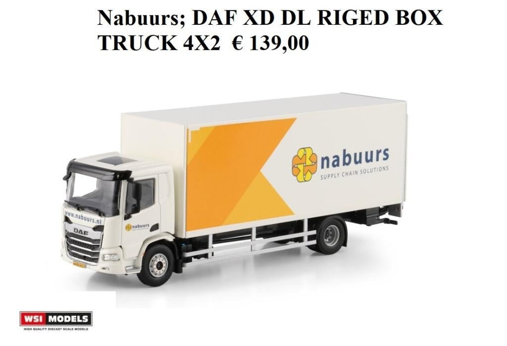 WSI Model daf xD nabuurs, Ophalen of Verzenden, Nieuw, Bus of Vrachtwagen, Wsi