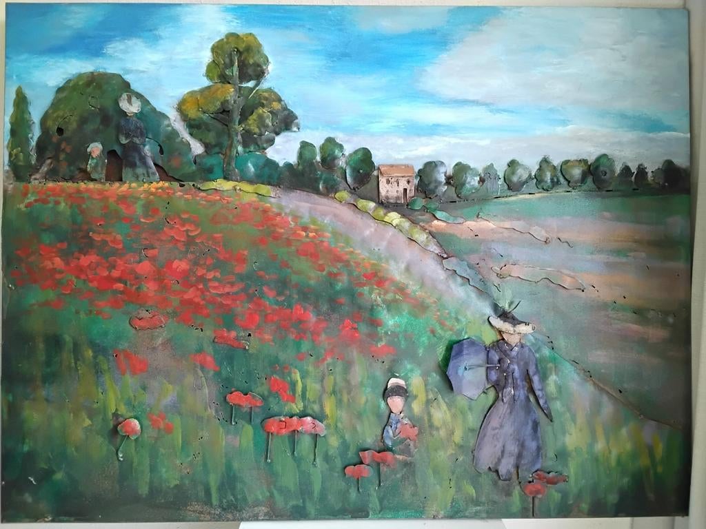 3D Schilderij (Monet), Ophalen
