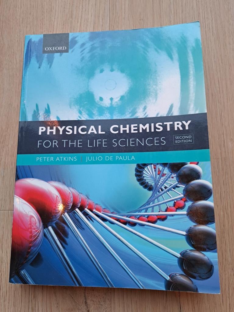 Physical Chemistry for the Life Sciences - Atkins, Zo goed als nieuw, Peter Atkins, Beta, HBO