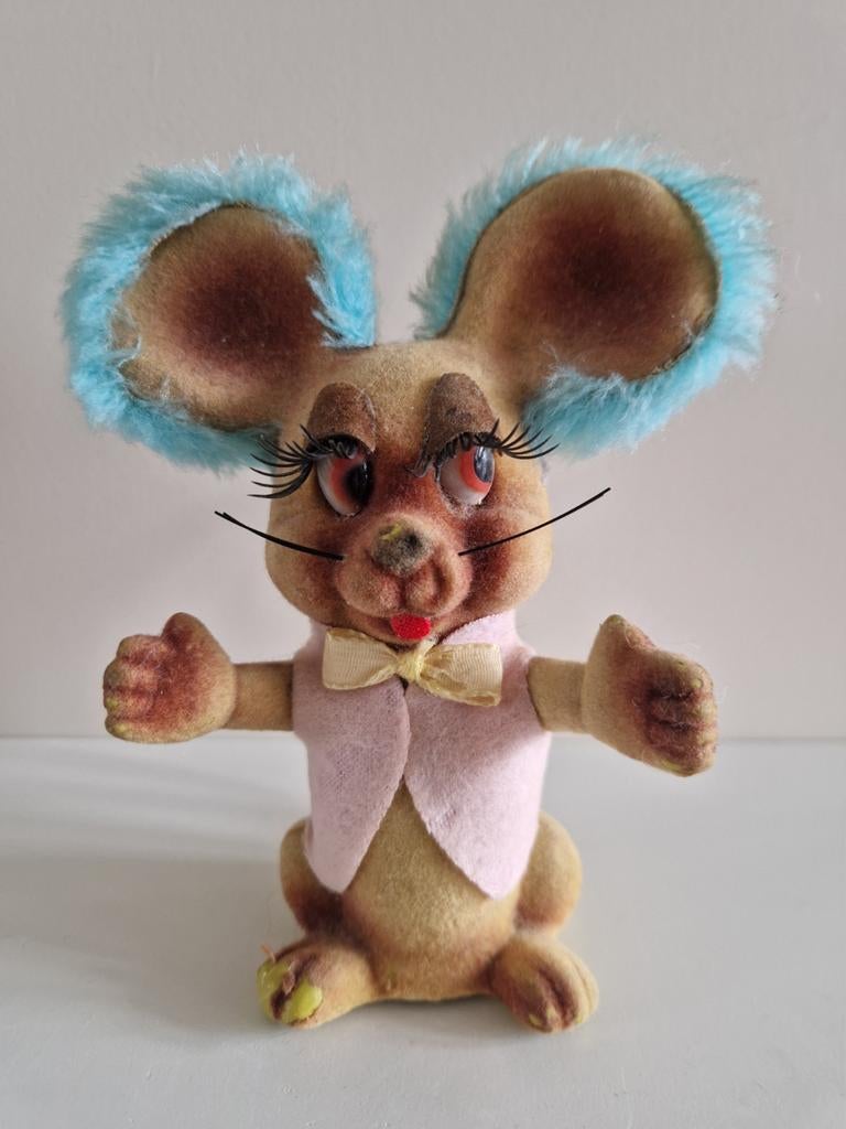 Vintage spaarpot muis.( made in Hong Kong), Ophalen of Verzenden, Zo goed als nieuw, Steen, Aardewerk of Keramiek, Dier