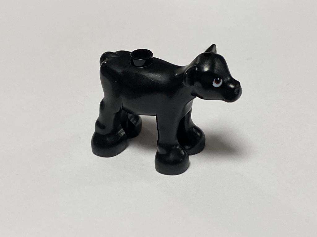 Lego nieuwe zwart kalf/baby koe, Ophalen of Verzenden, Nieuw, Losse stenen, Lego