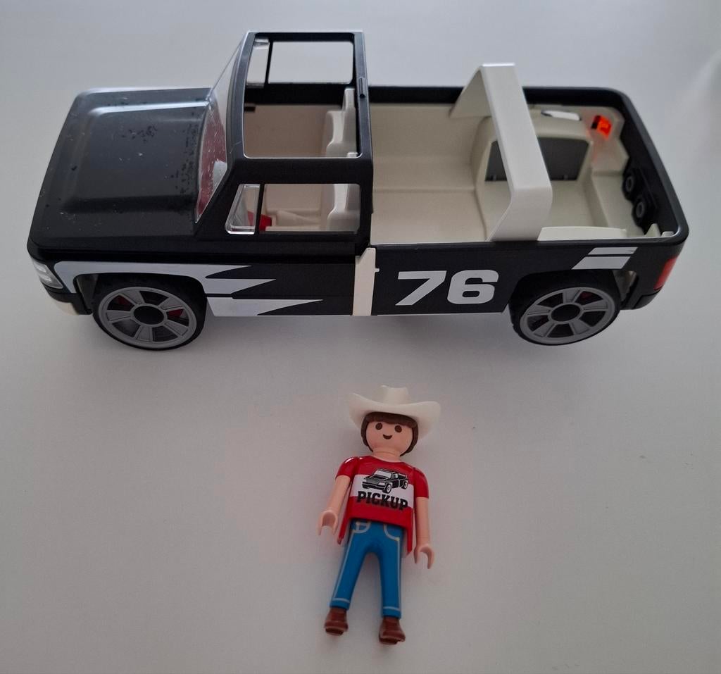 Playmobil Meeneem Pick-up truck - 4340, Kinderen en Baby's, Speelgoed | Playmobil, Ophalen, Zo goed als nieuw, Complete set