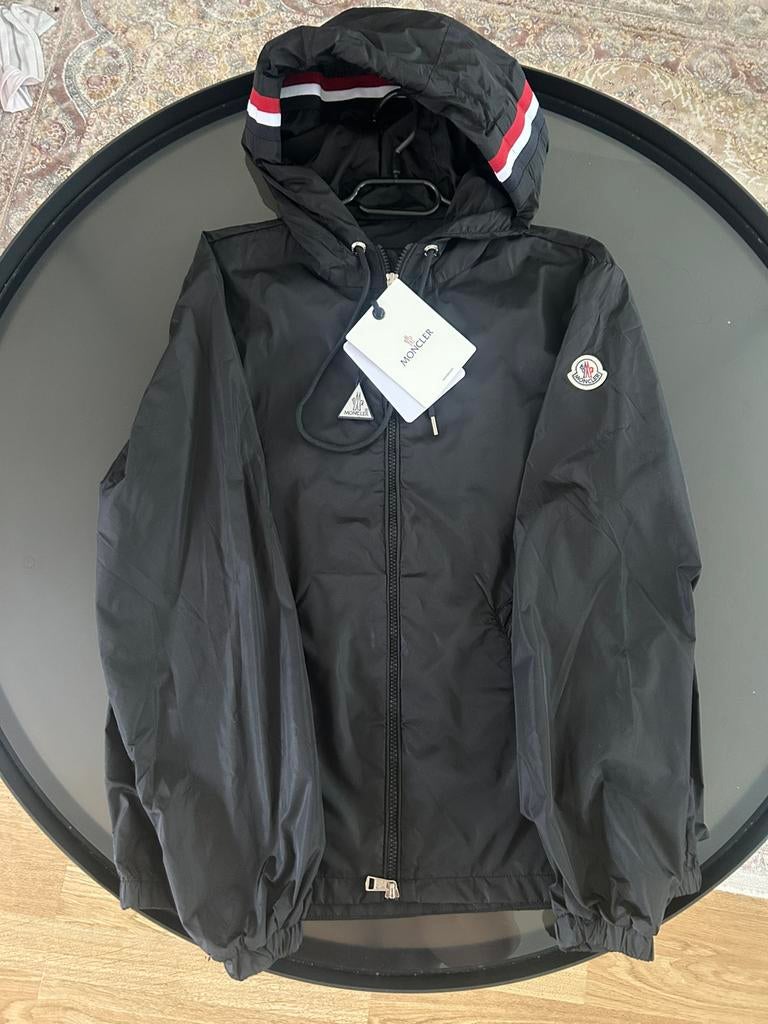Moncler grimpeurs jas NFC tag, Ophalen of Verzenden, Zo goed als nieuw, Maat 48/50 (M), Zwart