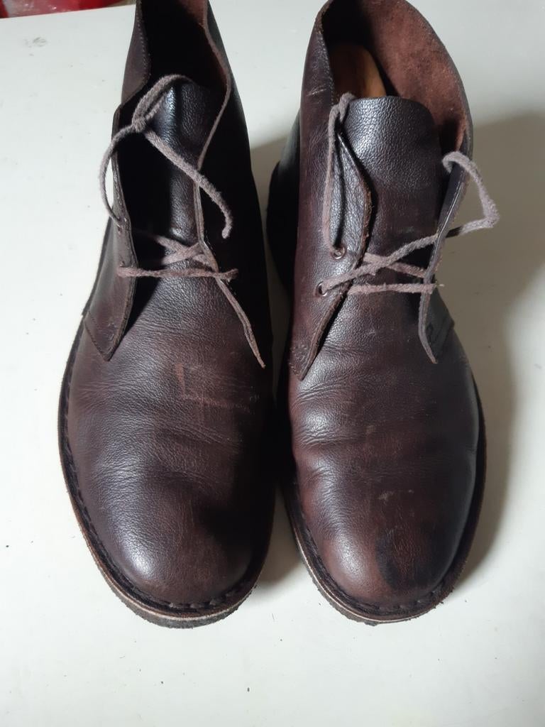 Clarks UK 91/2  Eu 44, Ophalen of Verzenden, Gedragen, Bruin