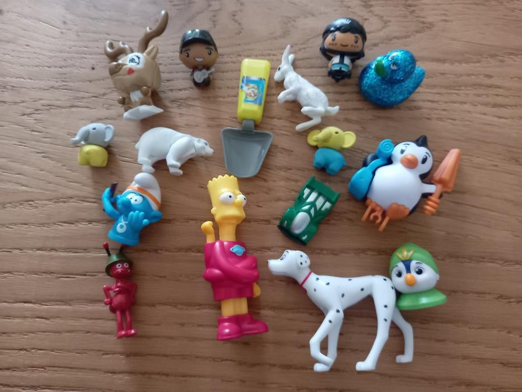 Diverse poppetjes o.a. the Simpsons en Cars, Ophalen of Verzenden, Knuffel of Figuurtje