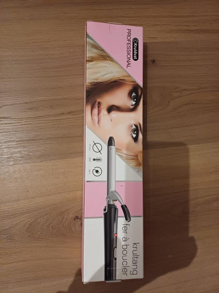 Kruidvat Professional Krultang 19mm, Ophalen of Verzenden, Gebruikt, Haarverzorging
