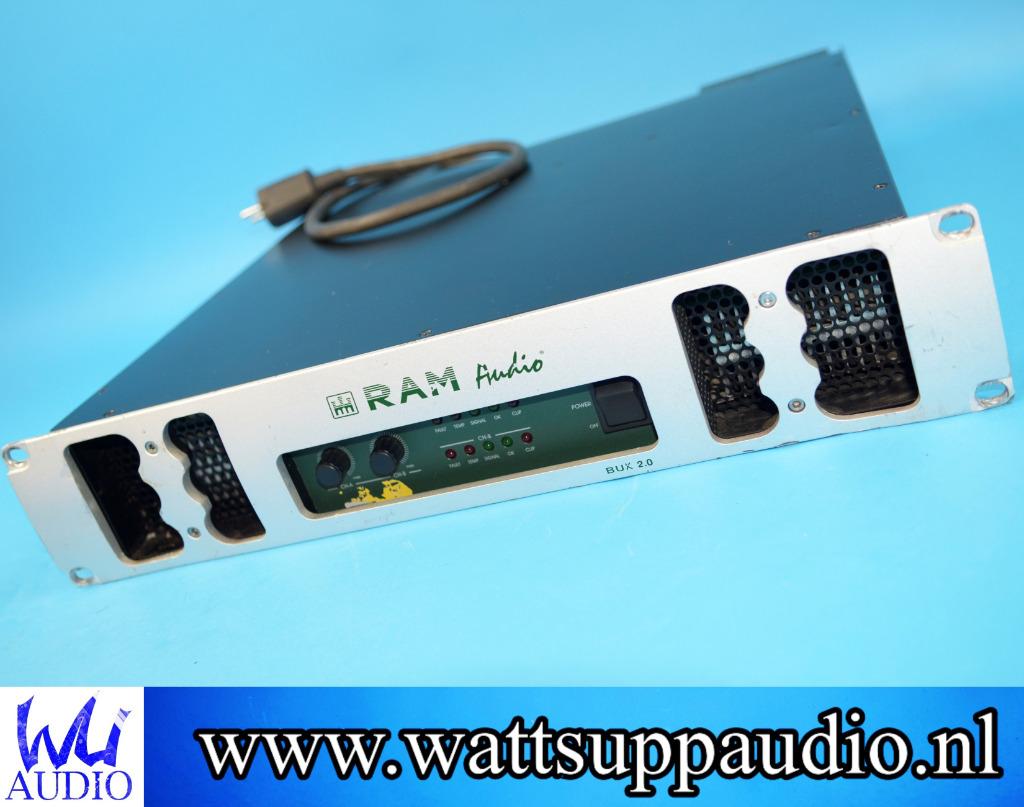 RAM Audio BUX 2.0 2 kanaals PA versterker 2 x 1500WRMS, Overige merken, Gebruikt, ., Ophalen of Verzenden