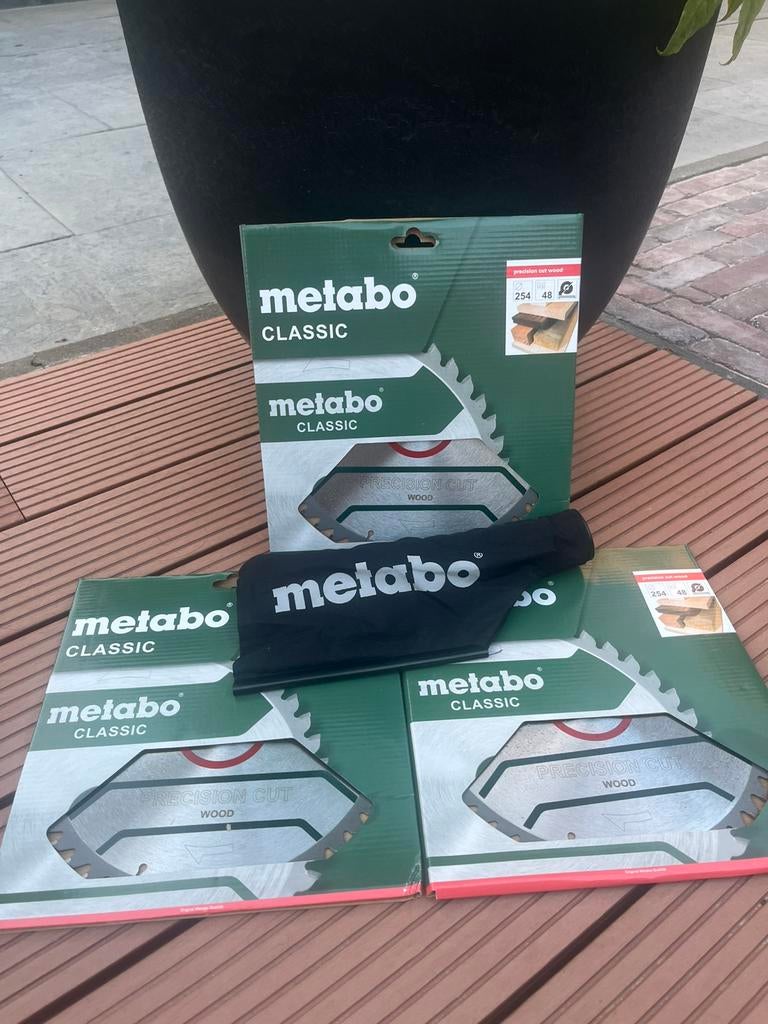 Nieuwe originele Metabo 254 KGS zaagbladen. Voor afkortzaag, Doe-het-zelf en Verbouw, Gereedschap | Zaagmachines, -, 70 mm of meer