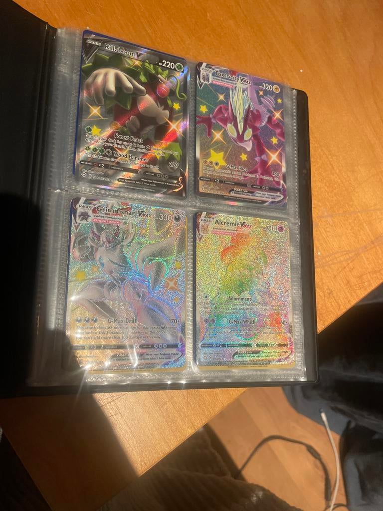 Pokemon Kaarten + Boekje - Diverse Sets, Ophalen of Verzenden, Gebruikt, Meerdere kaarten, Foil