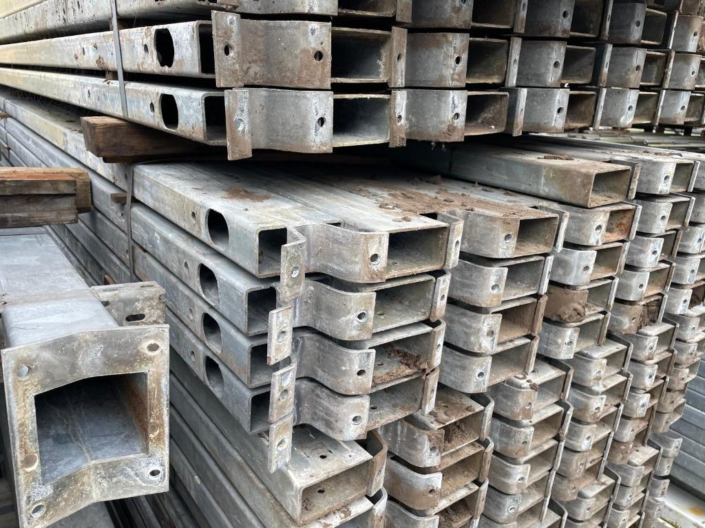 Kokerprofielen 100x50x3mm | Lengte: 3950 mm, Doe-het-zelf en Verbouw, Metalen, Ophalen, Gebruikt, IJzer