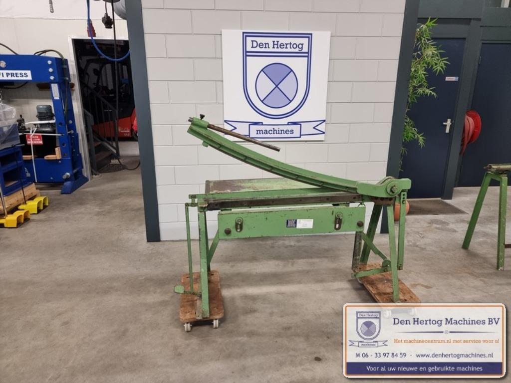JORG slagschaar zetbank kraalmachine zinkstraat compleet, Ophalen, Gebruikt