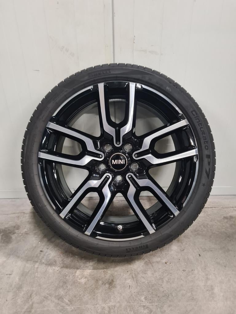 18' Mini Cooper F65 F66 F67 Styling 960 JCW met zomerbanden, 18 inch, 215 mm, Banden en Velgen, Ophalen of Verzenden