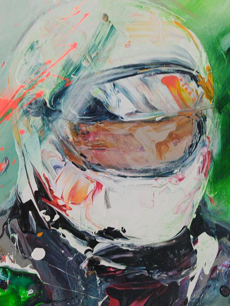 mooi formule 1 schilderij max verstappen, Antiek en Kunst, Kunst | Schilderijen | Modern, Ophalen of Verzenden