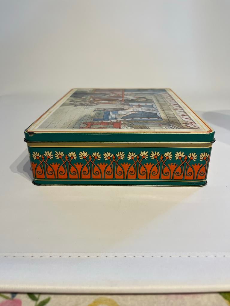 Vintage koektrommel, Verzamelen, Blikken, Ophalen of Verzenden, Gebruikt, Beschuit, Verkade