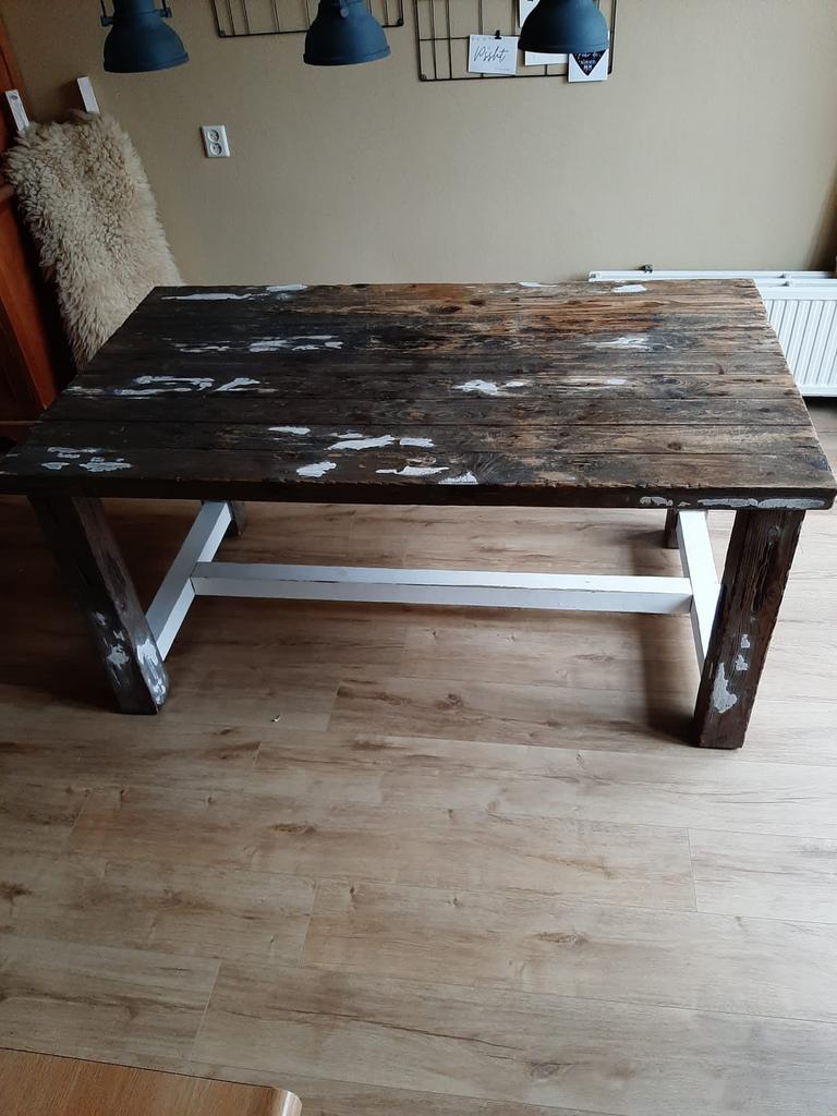 Complete, 4-delige, robuuste houten meubelset, Huis en Inrichting, Complete inboedels, Ophalen