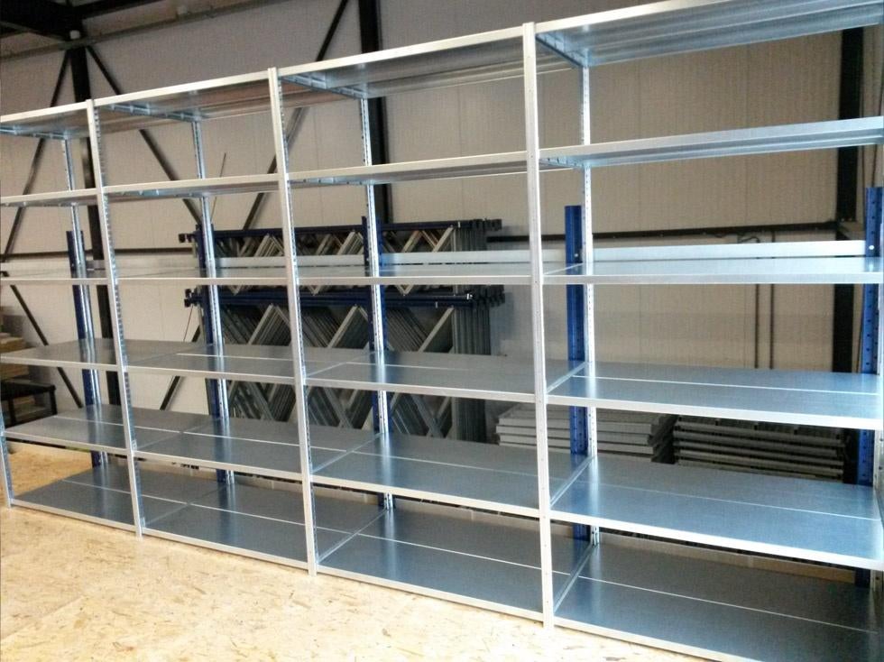 60cm diepe Legbordstelling Stellingkast Stelling Kast Nieuw, Bedrijfsinrichting Nederland, Nieuw, Info@bedrijfsinrichtingnederland.nl