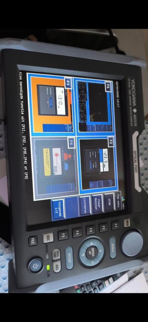 Yokogawa AQ7270 OTDR - Uitstekende staat - Inclusiv lader, Ophalen of Verzenden, Zo goed als nieuw