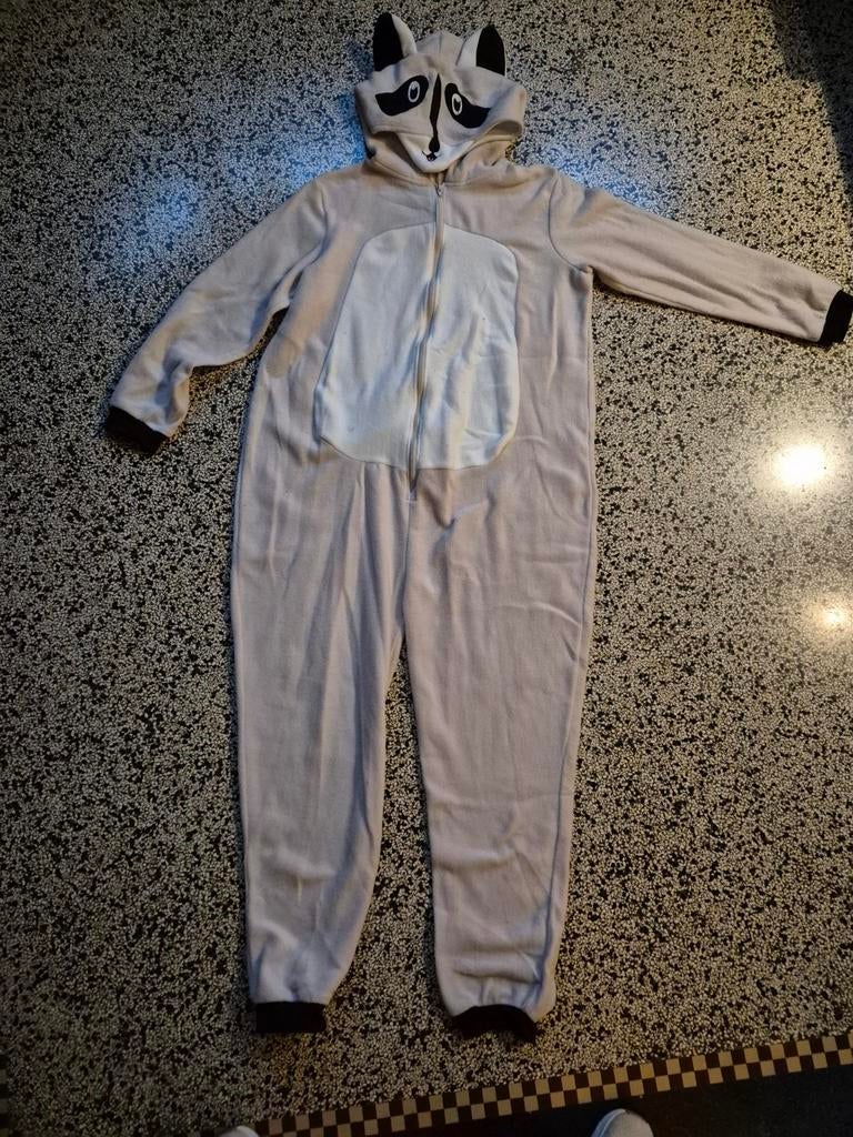 Wasbeer onesie maat 44/46, Ophalen of Verzenden, Zo goed als nieuw