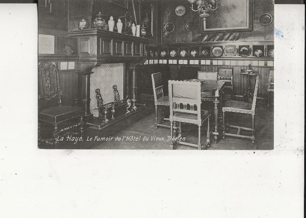 Den Haag Hotel de Vieux Doelen, Verzenden, Voor 1920, Ongelopen, Zuid-Holland