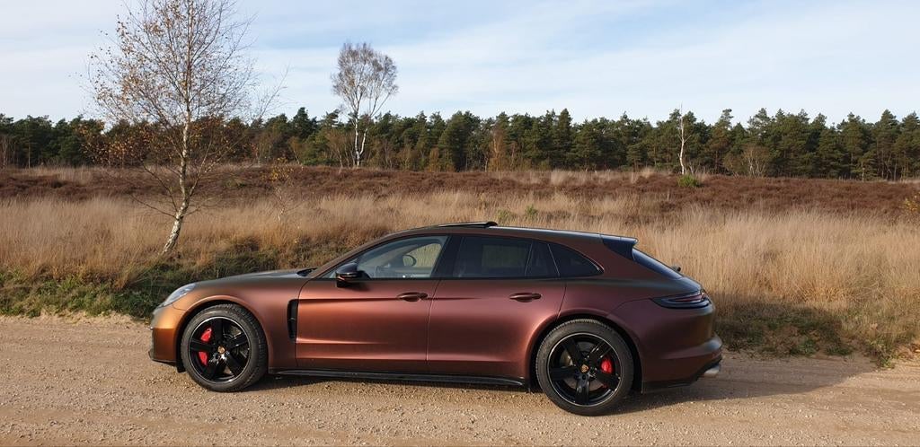 Winterwielen Porsche Panamera met Michelin Alpin, Ophalen, Gebruikt, Banden en Velgen, Winterbanden
