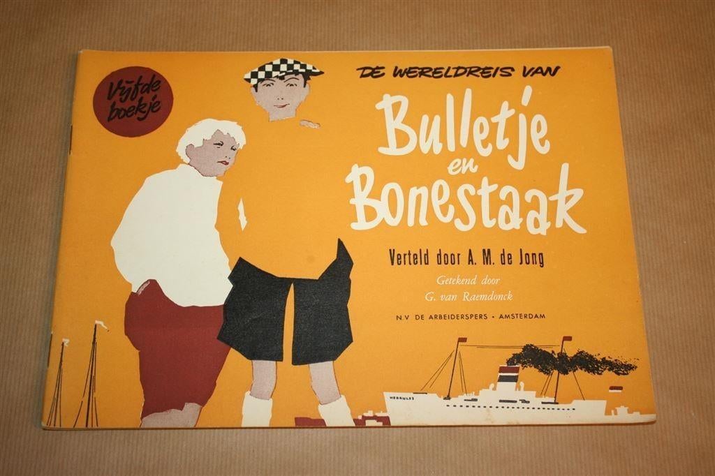 De wereldreis van Bulletje en Bonestaak 5., Eén stripboek, Ophalen of Verzenden, Gelezen