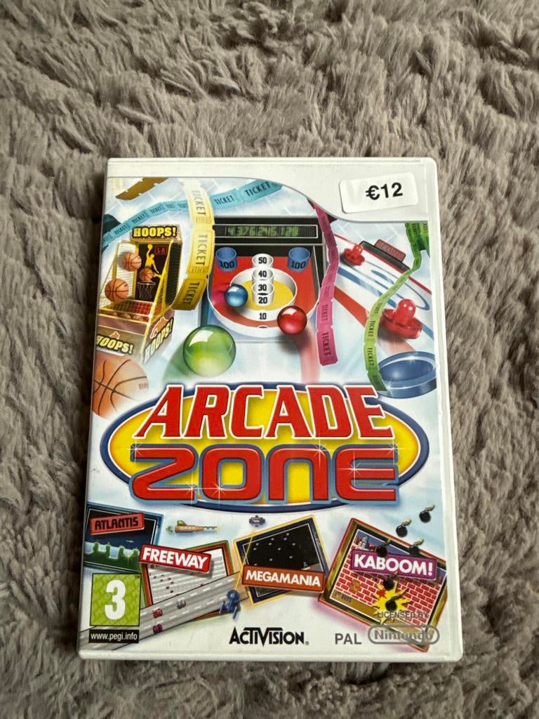 Nintendo Wi Arcade Zone, 1 speler, Ophalen of Verzenden, Vanaf 3 jaar