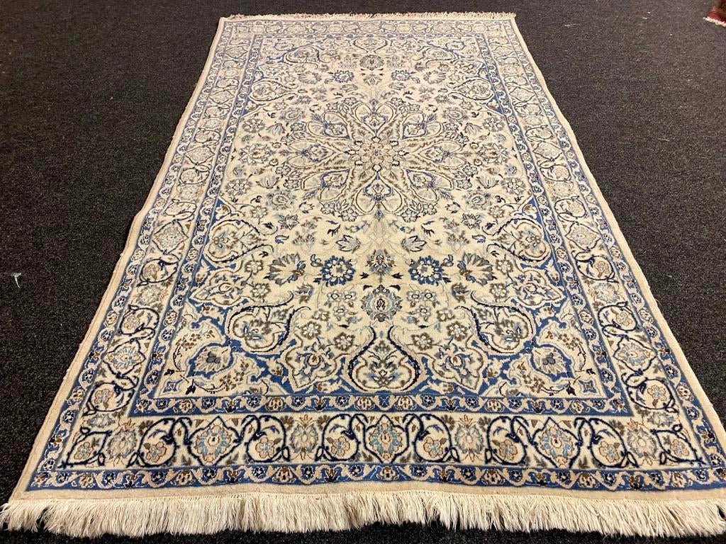 origineel handgeknoopt perzisch nain tapijt 200x120cm, 100 tot 150 cm, ., 200 cm of meer, Ophalen of Verzenden
