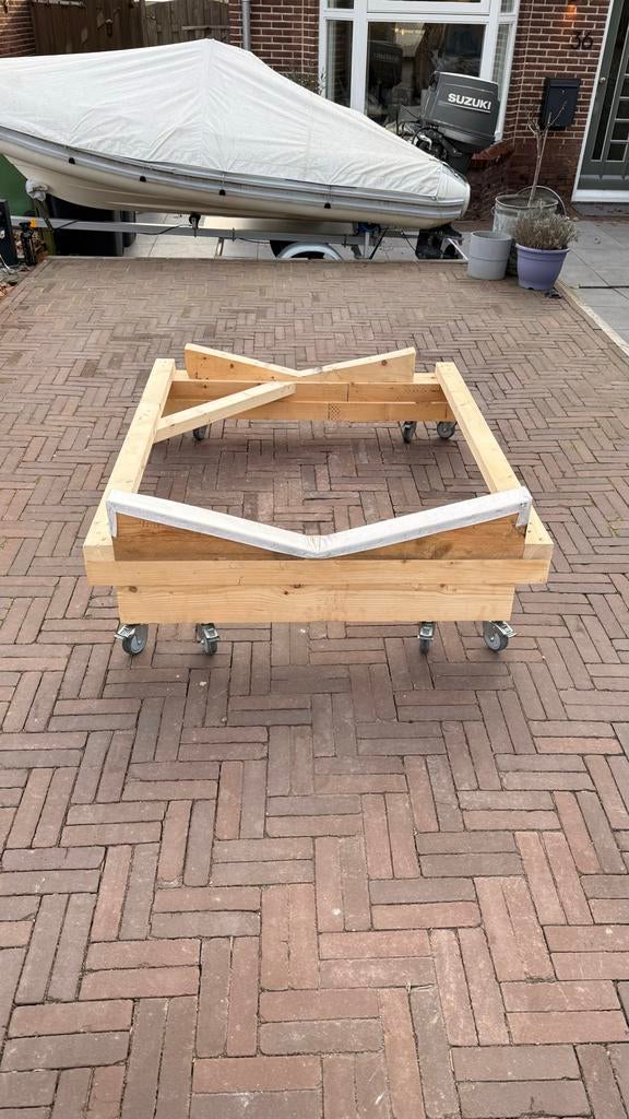 RIB stalling bok op wielen, Watersport en Boten, Accessoires en Onderhoud, Ophalen of Verzenden, Gebruikt, Overige typen