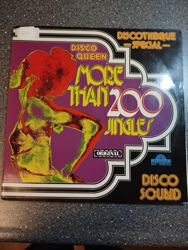 Disco Queen Jingle LP set Vol. 1 & 2 promotie sound effects, Cd's en Dvd's, Ophalen of Verzenden, Gebruikt, 12 inch