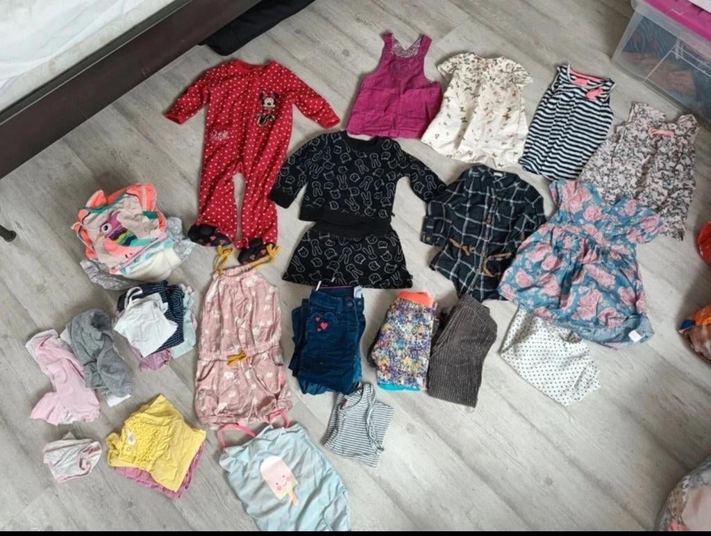 Kledingpakket meisje, maat 86, Ophalen of Verzenden, Gebruikt, Maat 86
