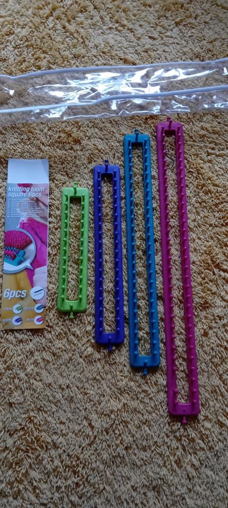 Knitting loom square, Ophalen, Nieuw, Haken, Wol of Garen