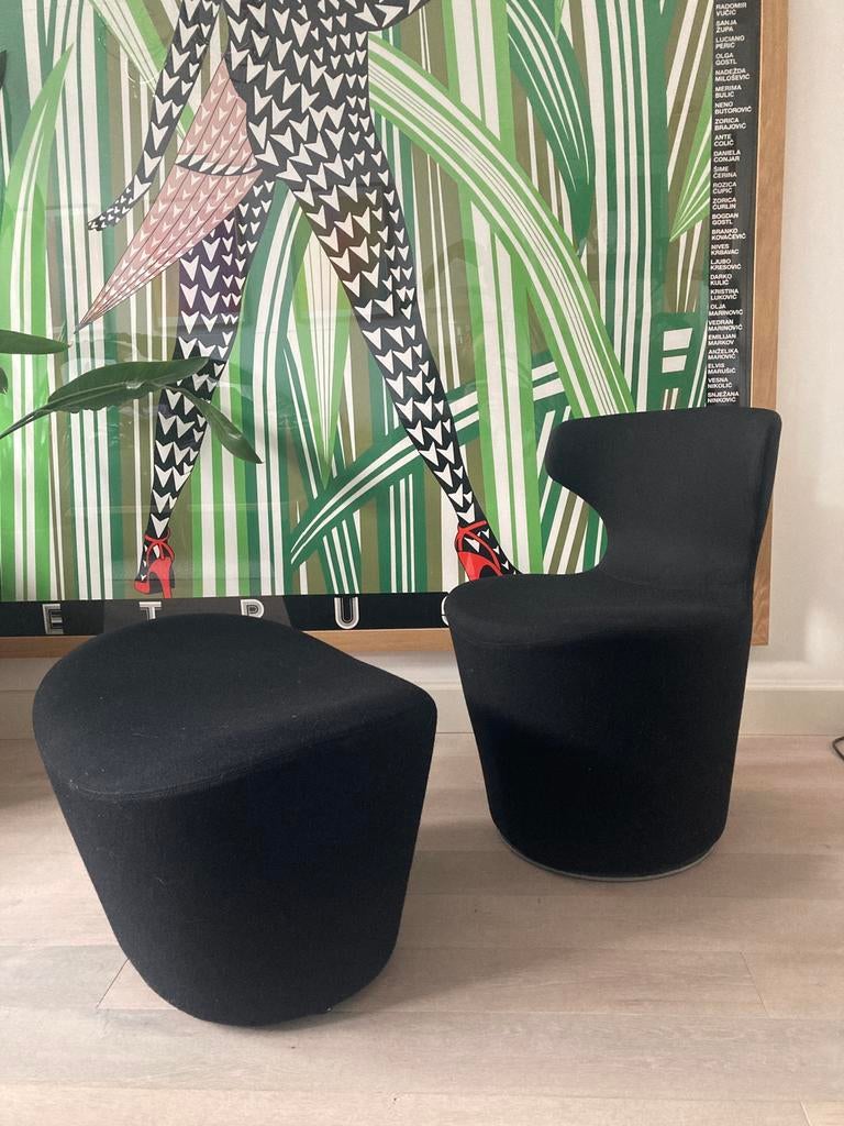 B&B Italia, model Mini Papilion, Huis en Inrichting, Fauteuils, Ophalen, B&B Italia, Minder dan 75 cm, Zo goed als nieuw